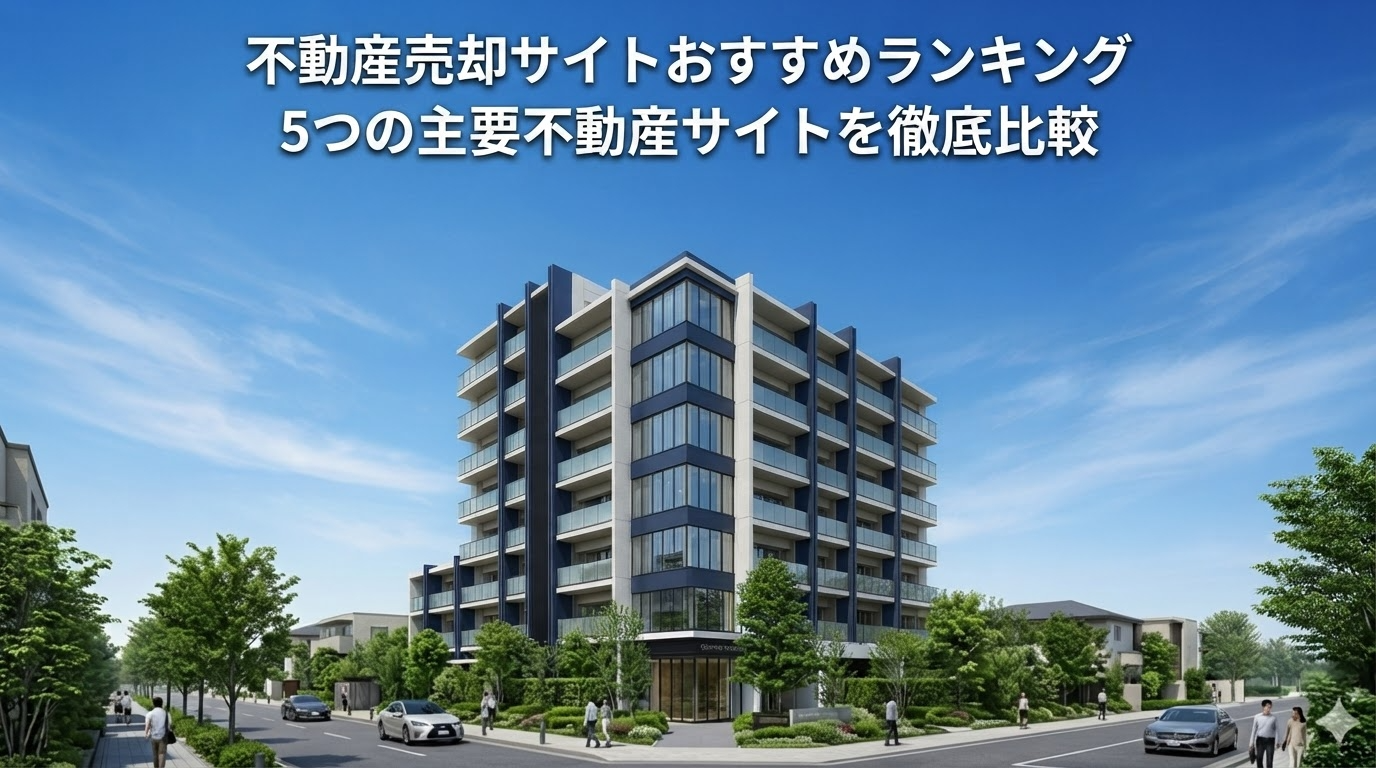 不動産売却査定サイト比較ランキング｜マンション・戸建て売却におすすめ5選