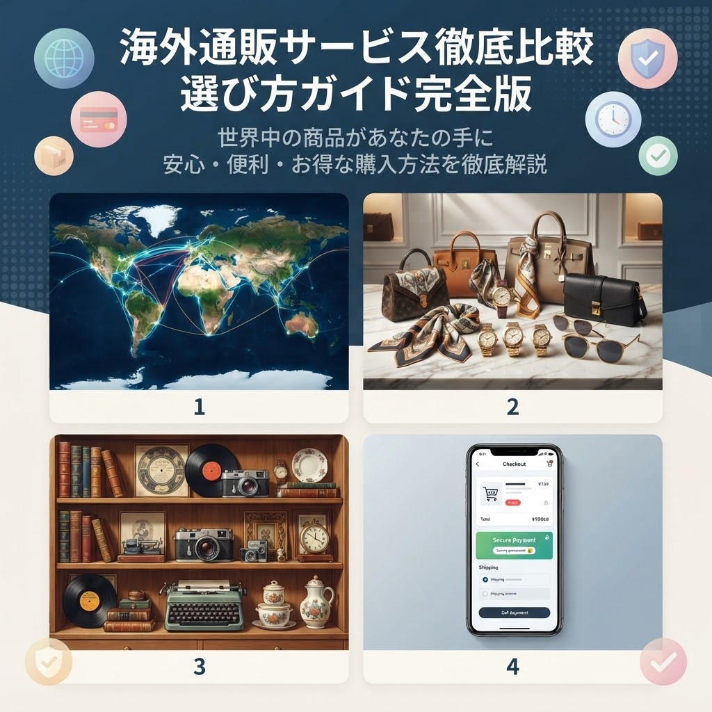 セカイモンを他社海外通販サービスと比較｜特徴・使い方・購入時の注意点を解説