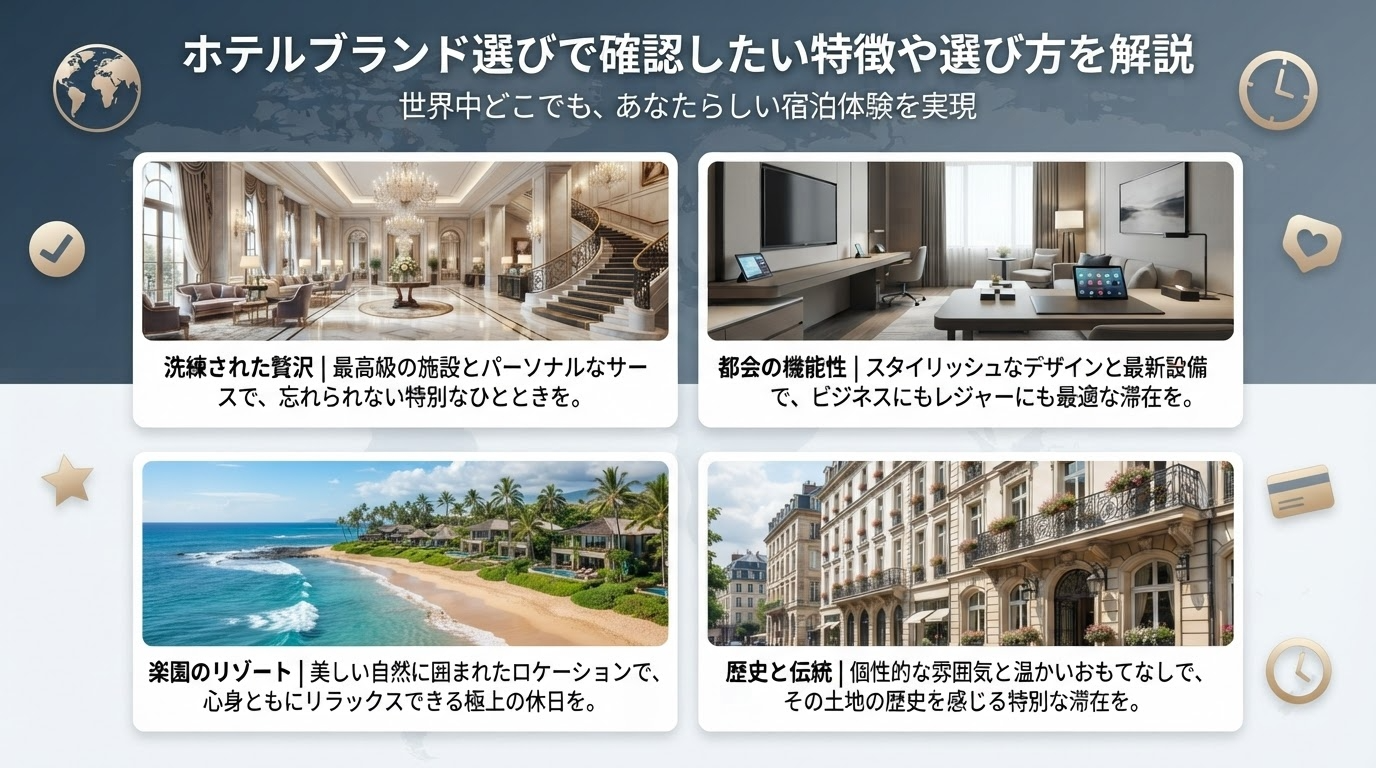 IHG ホテルズ & リゾーツを他社ホテルブランドと比較｜特徴・予約方法・選び方を解説