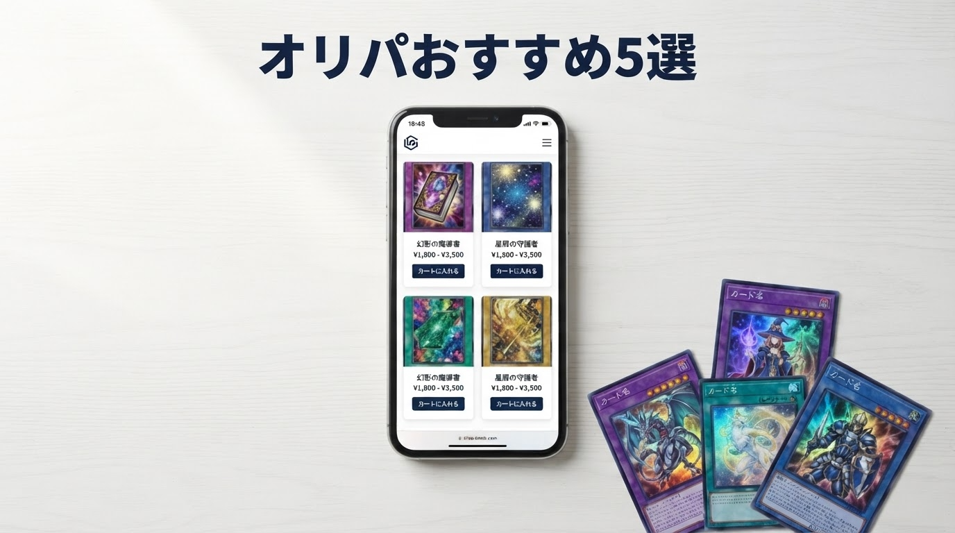 オリパおすすめ5選！ネットで楽しめるサービスを特徴別に比較